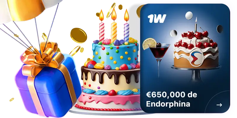 Bónus especial cumpleaños 1Win