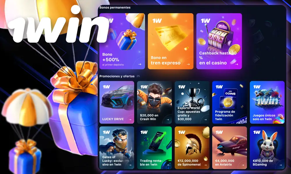 Bonos 1win Argentina ofertas especiales
