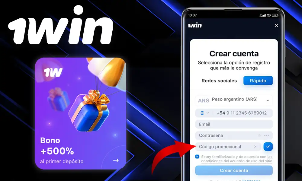 Bónus bienvenida 1Win condiciones