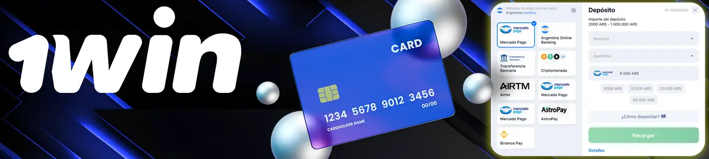 Transacciones 1Win depósitos retiros